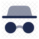 Inkognito Spion Detektiv Symbol