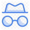 Inkognito Spion Detektiv Symbol