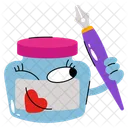 Inkpot Ink Pen Icon