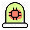 Inkubatorprozessortechnologie Inkubatorprozessor Mikroprozessor Symbol