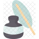 Inkwell Quill Pen Icon