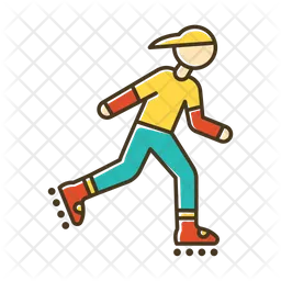 Inline Skating  Icon