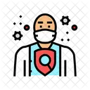 Inmunologo Virologo Medico Medico Icono