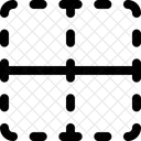 Innerhalb der horizontalen Grenze  Symbol