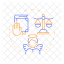 Innocence Right Law Icon