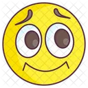 Innocent Emoji Innocent Expression Emotag Icon