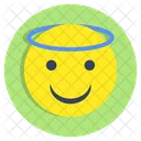 Innocent Emoji Emoticon Emotag Icon