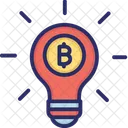 Innovacion Bitcoin Innovacion En Criptomonedas Innovacion En Monedas Icono