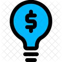 Bulb Business Dollar Icon