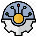 Innovation Information Technology Gear Icon
