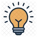 Light Bulb Electric Physics Icon
