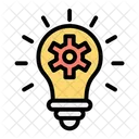 Innovation Gear Lightbulb Icon
