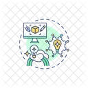 Micro Community Support Network Business Creativity Icon