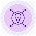 Innovation Hub Line Icon Icon