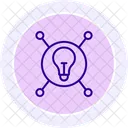 Innovation Hub Line Icon Icon