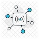 Internet Of Things Iot Networked Sensors Icon