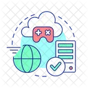 Cloud Game Server Symbol