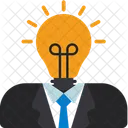 Innovation Man Idea Bulb Icon