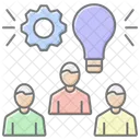 Innovative Leadership Lineal Color Icon Icon