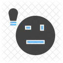 Lightbulb Emoji Face Icon
