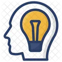 Innovative Person Creative Brain Man Power Icon
