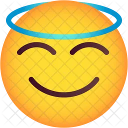 Inocente Emoji Ícone