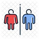 Wc Wc Signo Bano De Senoras Icono