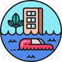 Inondation Catastrophe Eau Icon