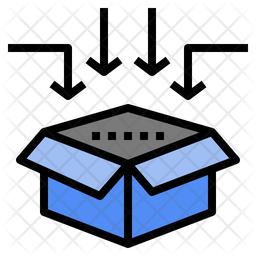 Input Data Icon - Download in Colored Outline Style
