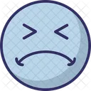 Inquiet Confus Emoticones Icon