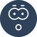 Inquiet Surpris Pensant Icône