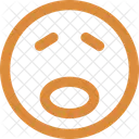 Inquiet Emoticones Smiley Icône