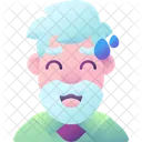 Inquiet Triste Homme Icône