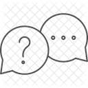 Inquiry Question Contact Icon