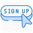 Inscreva Se Seta Login Ícone