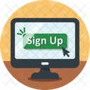 Inscrever Se Registrar Se Conta Ícone