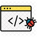 Insecure Code Bug Icon