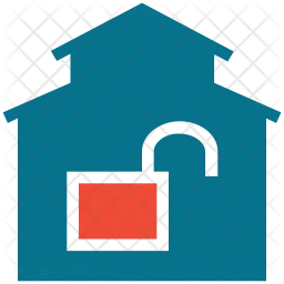Insecure home  Icon