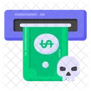 Insecure Atm Insecure Withdraw Malicious Atm Icon