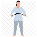 Insegnante Di Arti Marziali Kung Fu Taekwondo Icon