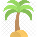 Insel Palme Baum Symbol