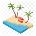 Insel Schatzinsel Truheninsel Icon