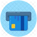 Carte ATM Inserer La Carte Retrait ATM Icon