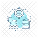 Data Lake Dati Archiviazione Icon