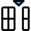 Inserir Coluna A Direita Linha Preenchida Da Tabela De Fundamentos Da Interface F Ícone