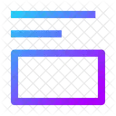 Insert Bottom Image Icon