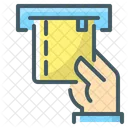 Atm Card Hand Atm Icon