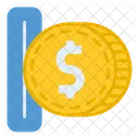 Insert Coin Currency Money Icon