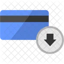 Credit Card Down Insert Icon