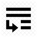 Insert Append Line Icon